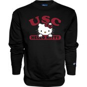 USC Trojans Unisex Black Hello Kitty Quick Look Campbell Sweatshirt